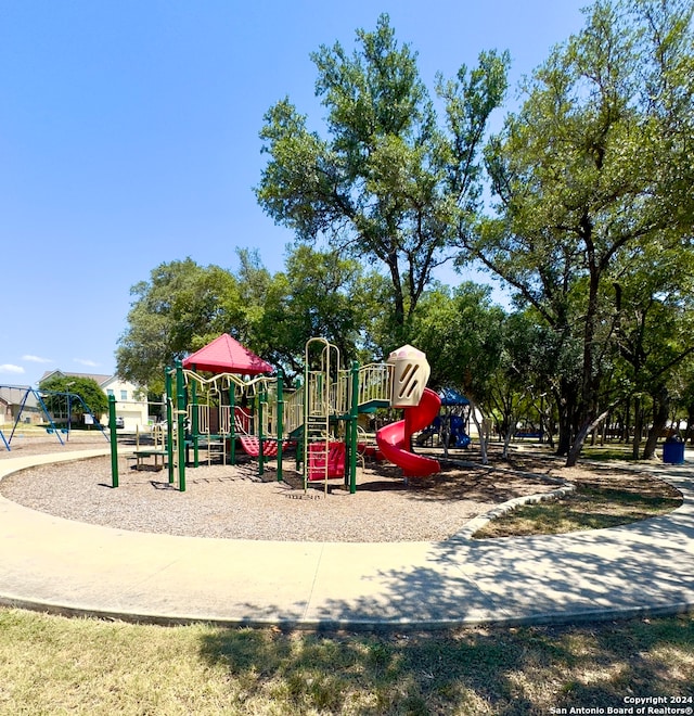 view of play area