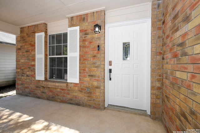 view of property entrance