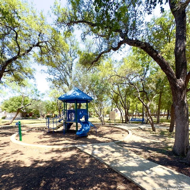 view of jungle gym