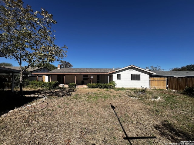 6118 Elm Valley Dr, San Antonio, TX 78242 - view of rear view of house