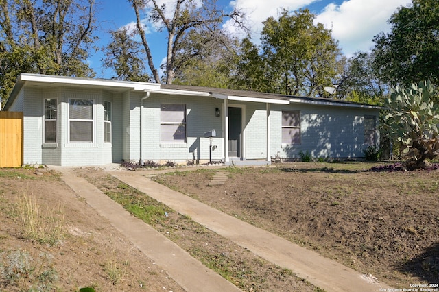 view of ranch-style house