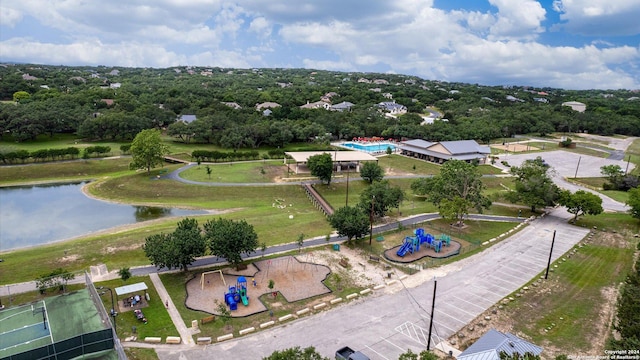 306 Hornpipe Hls, San Antonio, TX 78260 - bird's eye view of a large body of water