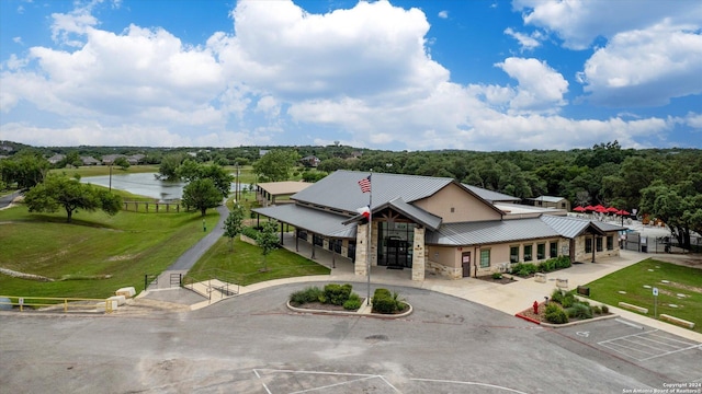 306 Hornpipe Hls, San Antonio, TX 78260 - aerial view of property and surrounding area with a nearby body of water