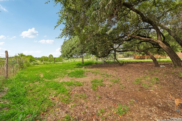 view of landscape with a rural view