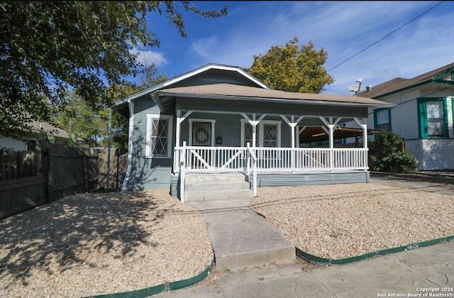 bungalow with a porch