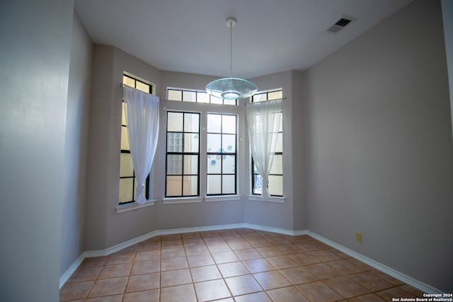 view of tiled empty room