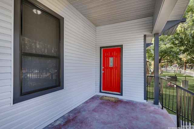 view of property entrance