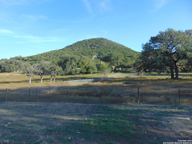 property view of mountains with a rural view