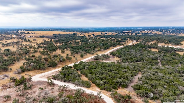 drone / aerial view with a rural view