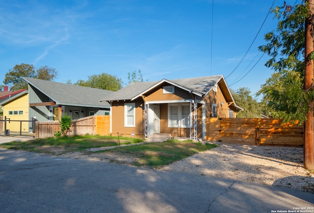 view of bungalow