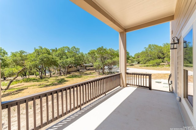 balcony with a porch