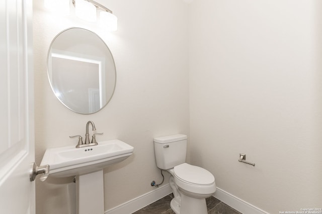 bathroom with toilet