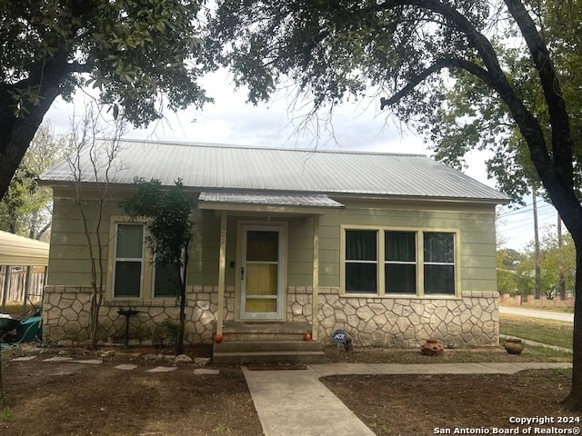 view of bungalow-style house