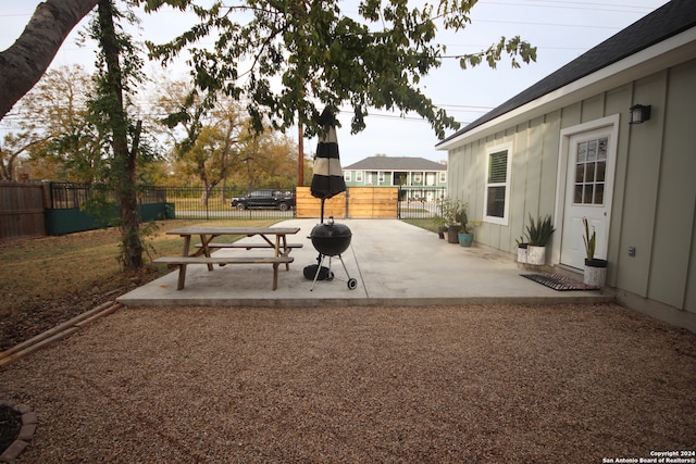 exterior space featuring a patio area