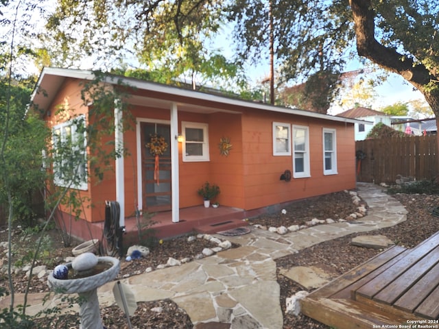 view of rear view of house