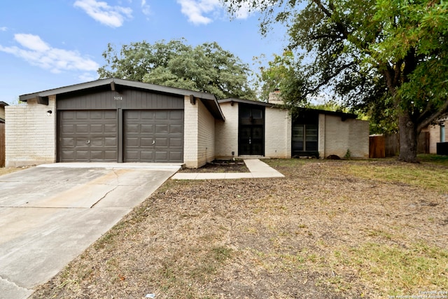 ranch-style house with a garage