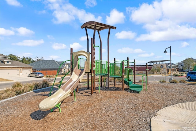 view of jungle gym