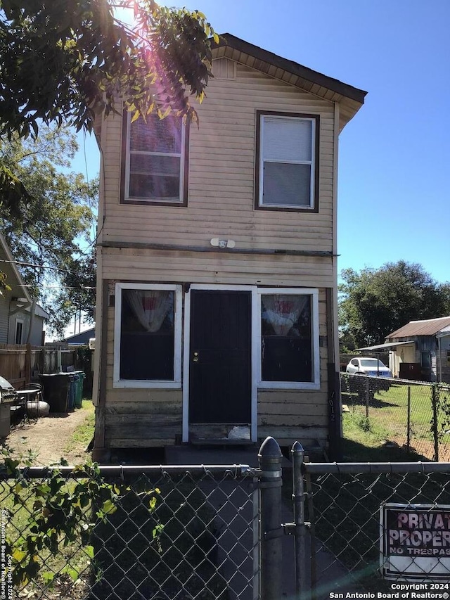 view of rear view of house