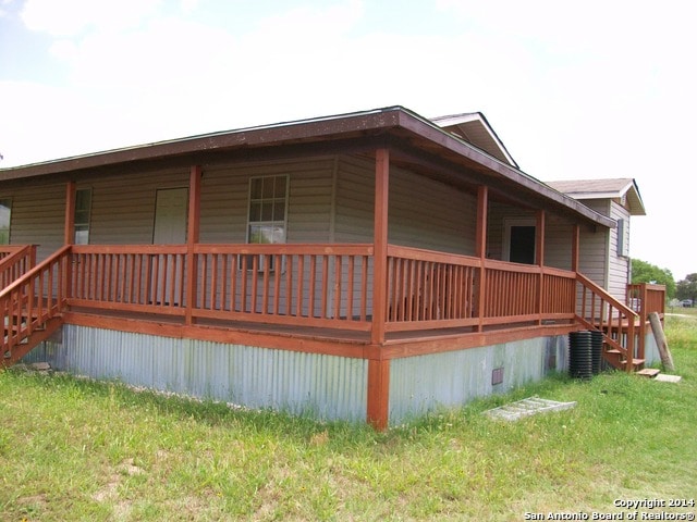 view of side of property