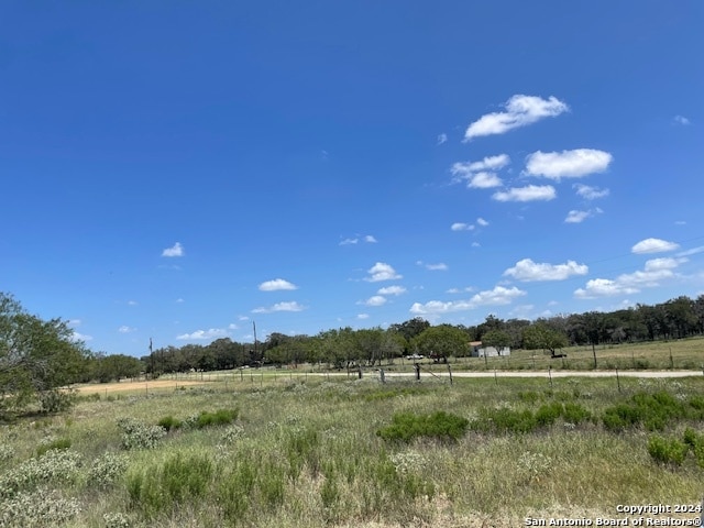 view of landscape with a rural view