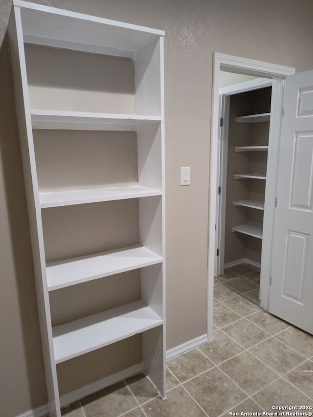 view of closet