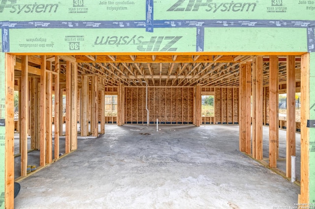 miscellaneous room with concrete floors