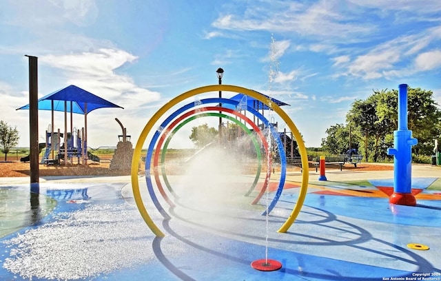 view of jungle gym