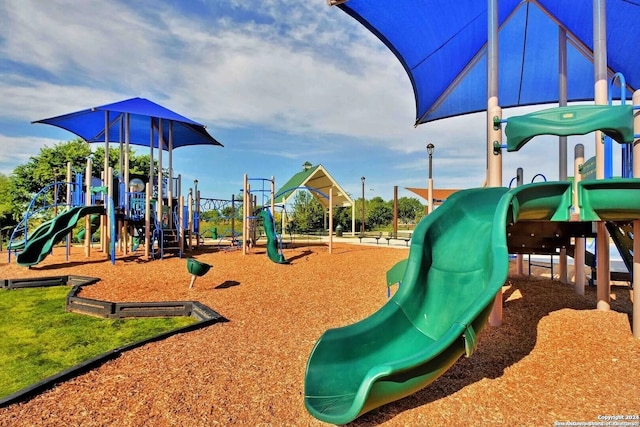 view of play area