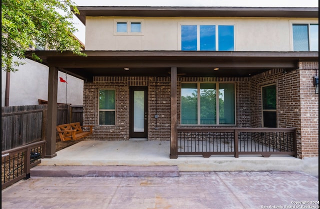 exterior space with a patio area