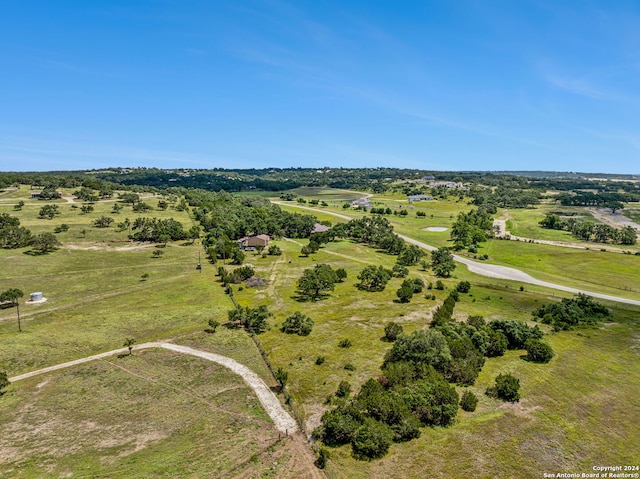 aerial view featuring a rural view