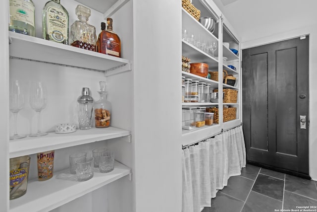 view of pantry