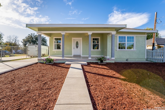 bungalow-style home featuring a porch