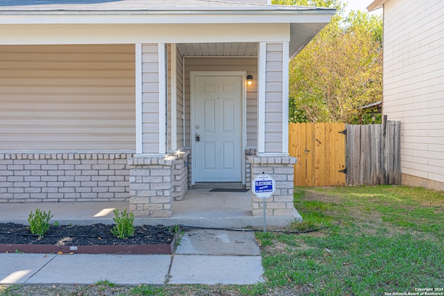 view of entrance to property