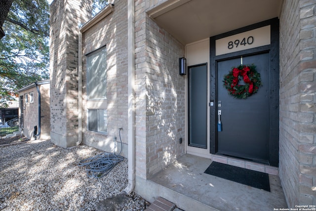 view of entrance to property