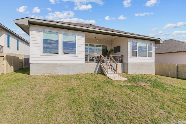 1521 Escarpment, New Braunfels, TX 78132 - back of house with stairway