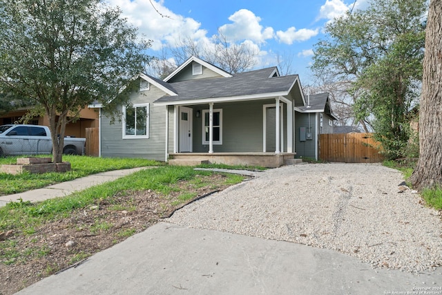 view of bungalow