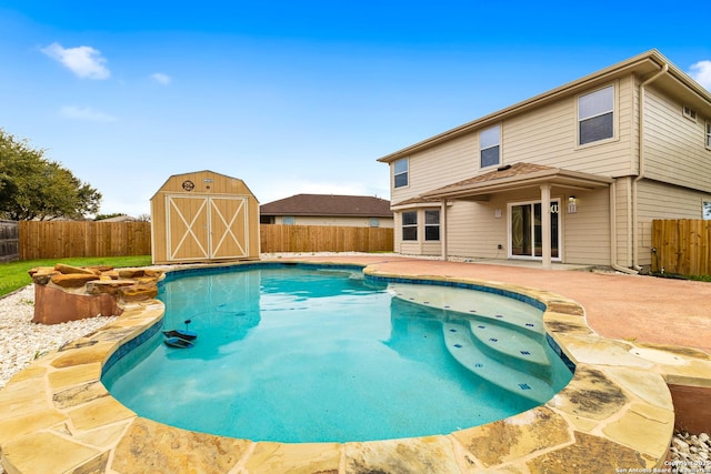 352 Solitaire Path, New Braunfels, TX 78130 - view of pool with a fenced backyard and a patio area