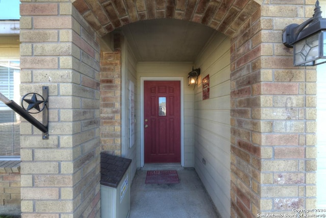 view of property entrance