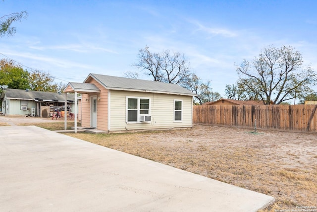 view of property exterior with cooling unit