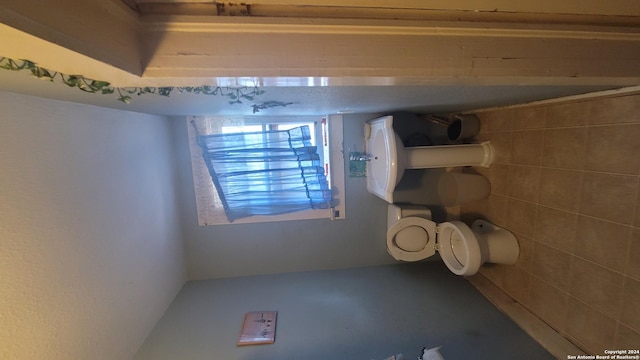 interior space featuring toilet