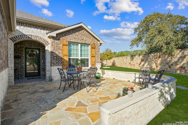 view of patio