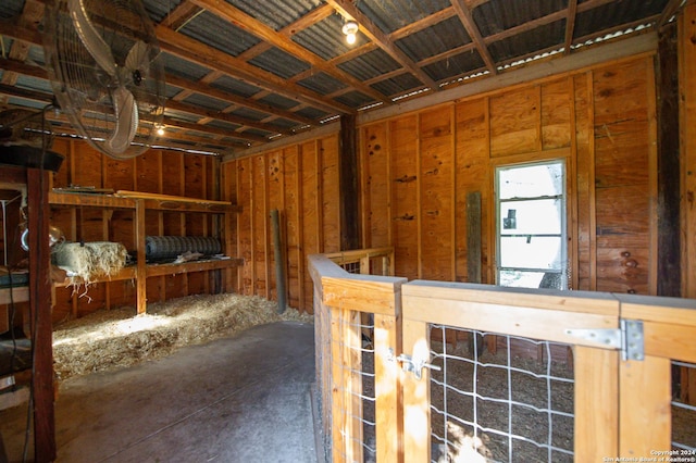 view of horse barn