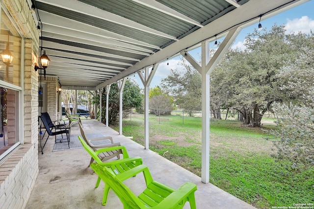 view of patio