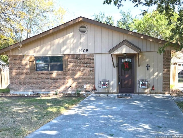 view of bungalow