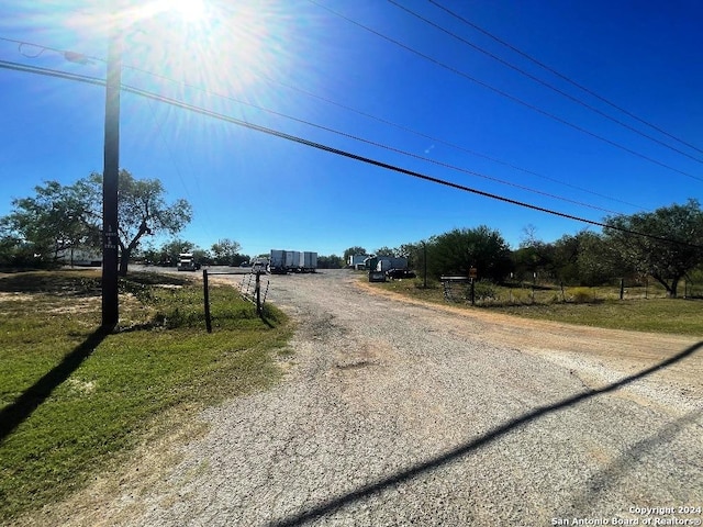 view of street featuring a rural view