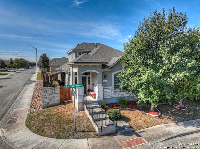 view of front of home