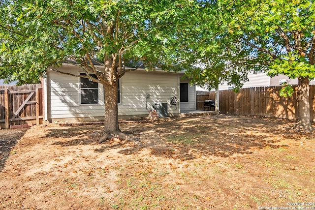 view of rear view of property