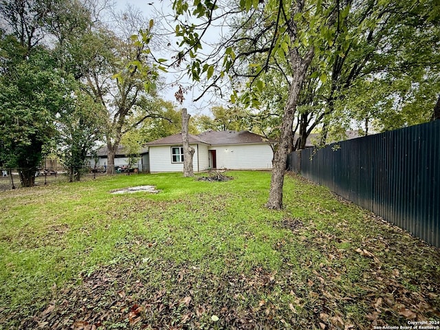 view of yard