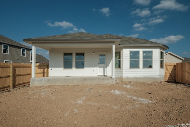 view of rear view of house