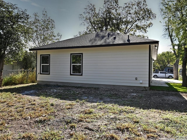 view of side of property